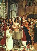 MASTER of Saint Gilles The Baptism of Clovis china oil painting reproduction